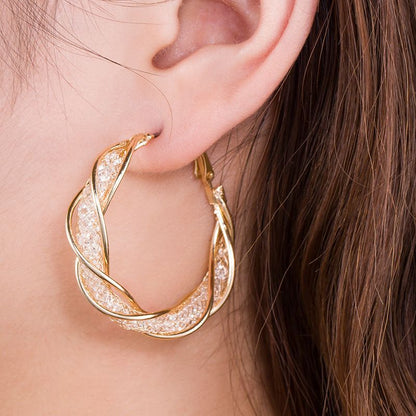 （🔥LAST DAY SALE-80% OFF) Histone Lymphatic activity hoop earrings