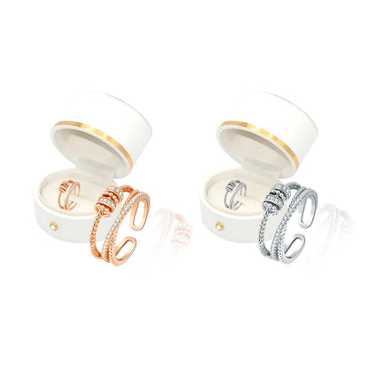 JANSIO Threanic Triple-Spin Ring(Limited time discount 🔥 last day)