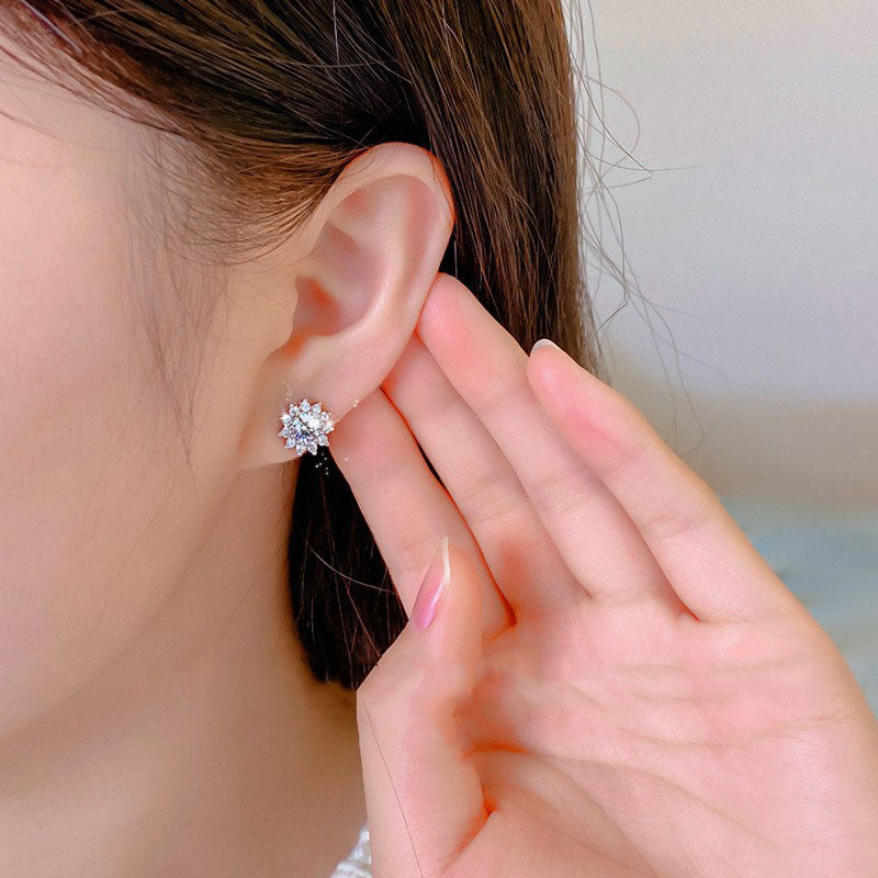 Histone Moissanite Diamond Titanium Earrings(Limited Time Discount 🔥 Last Day)