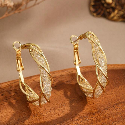 （🔥LAST DAY SALE-80% OFF) Histone Lymphatic activity hoop earrings